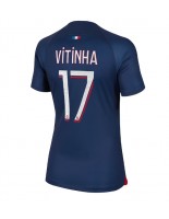 Paris Saint-Germain Vitinha Ferreira #17 Domácí Dres pro Dámské 2023-24 Krátký Rukáv